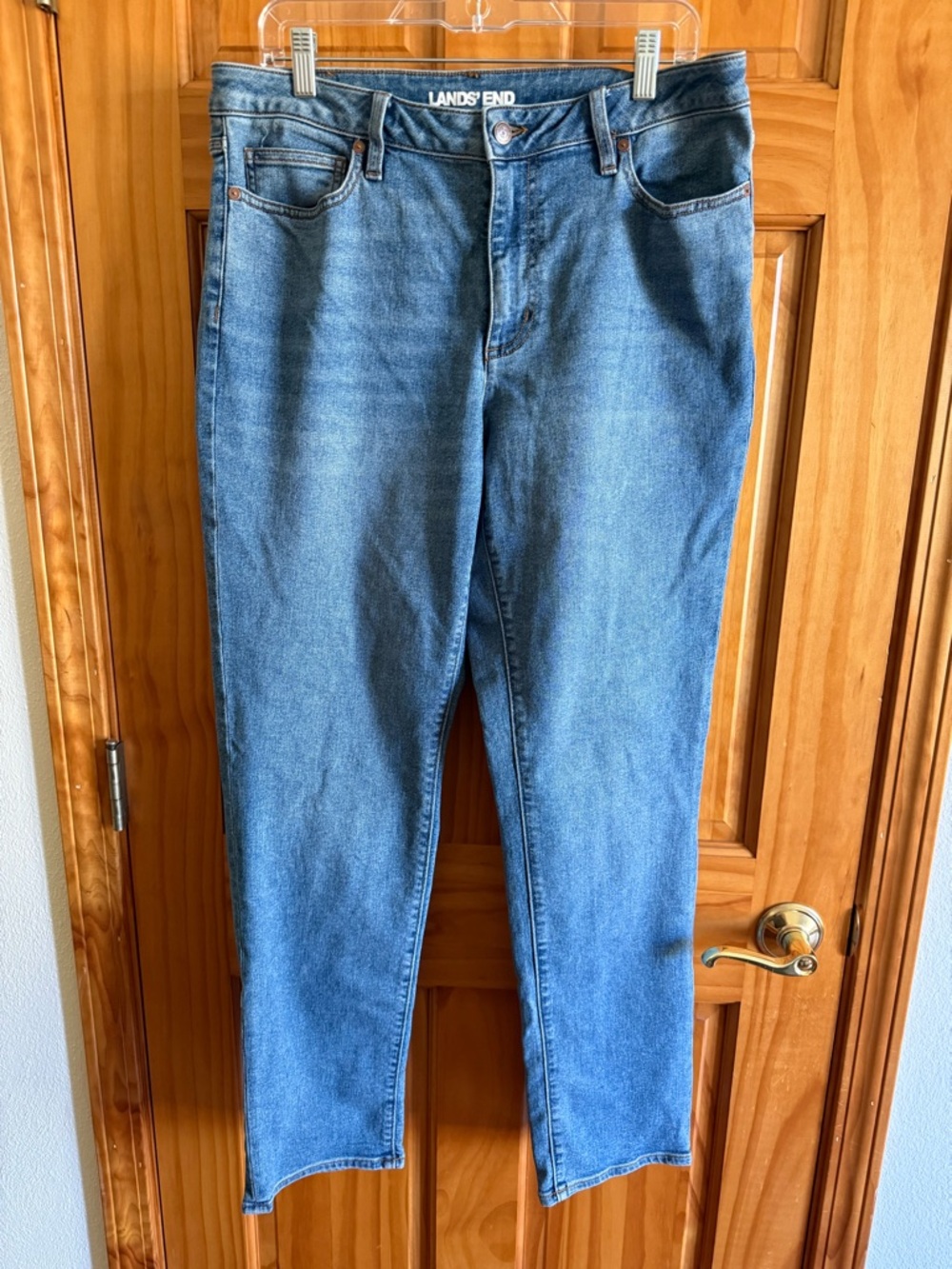 Lands' End Women’s Blue Denim Jeans